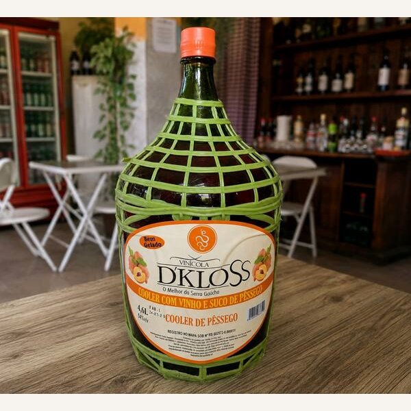 Garrafão de vinho pêssego 4,5 L