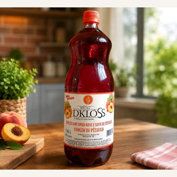 Vinho pêssego 1,45 L