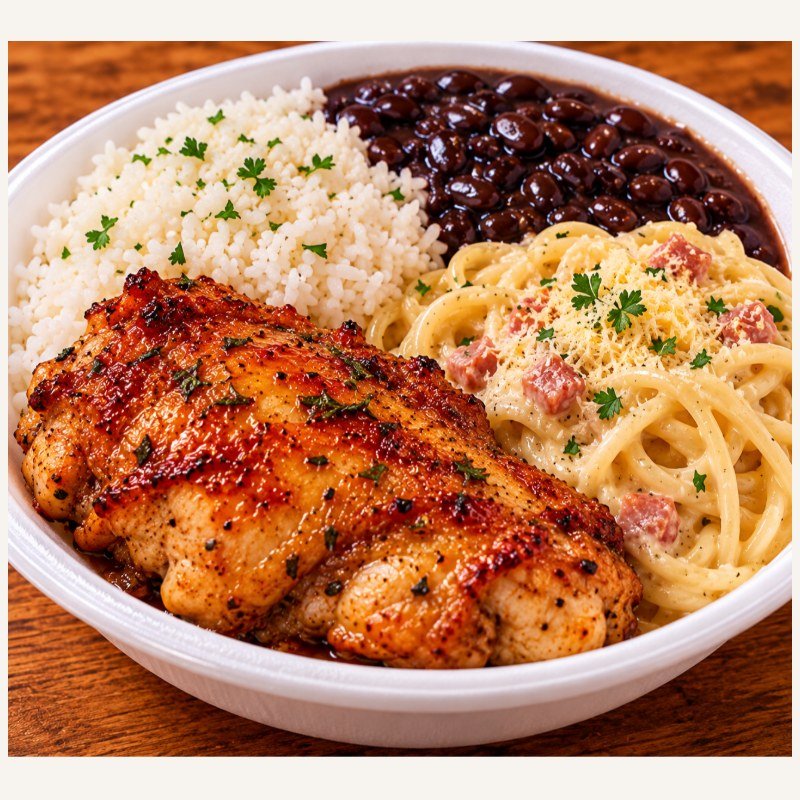 Marmitex econômica  sem salada